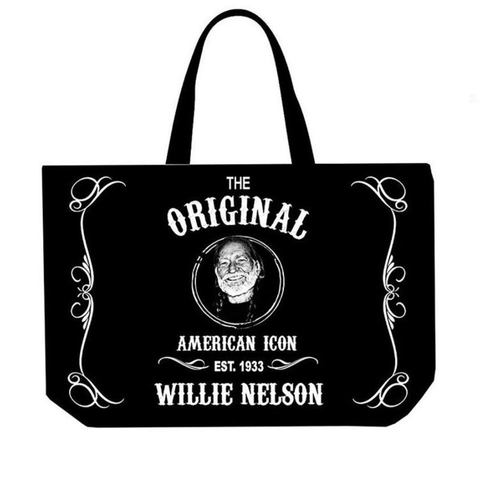 Willie Nelson Tote Bag Large Shoulder Shopping Gift Original 1933 Country Music